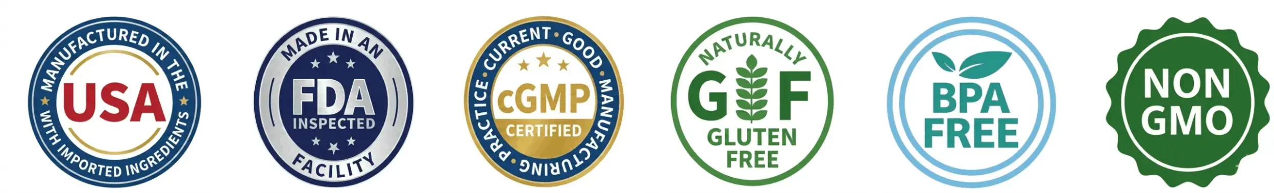 VapoCept quality badges including made in USA and non-GMO